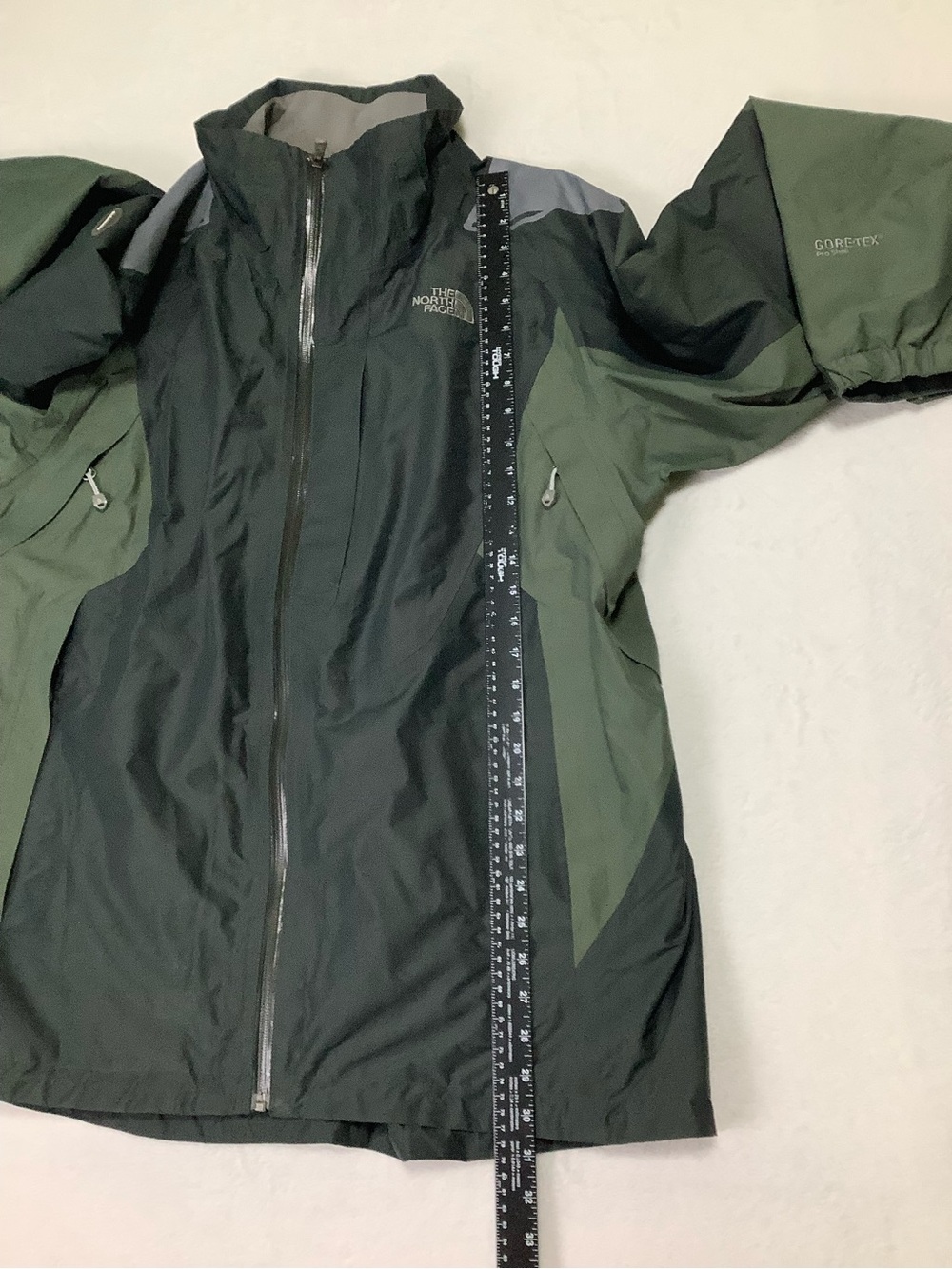 The North Face TNF Free Thinker Steep Series Ski Jacket Sz XL Green Gore Tex Pro - Picture 5 of 14